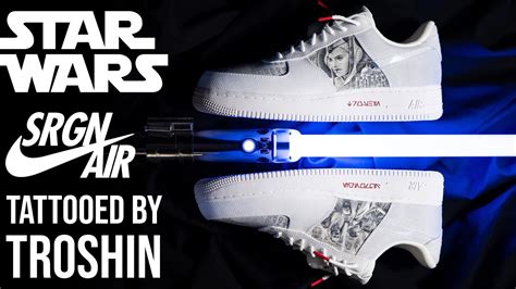 Troshin X Shoe Surgeon Collab Star Wars Air Force Youtube