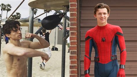 Тренировки человека паука Tom Holland Workout Youtube