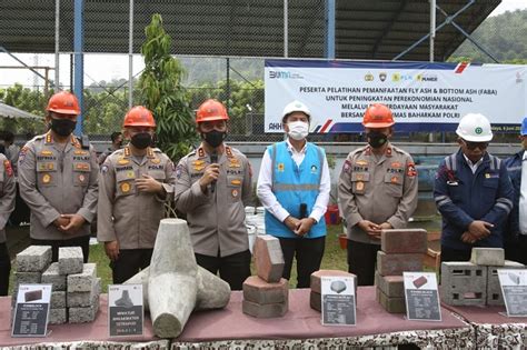 Gandeng Polri PLN Gelar Pelatihan Pemanfaatan FABA Serentak Di 46