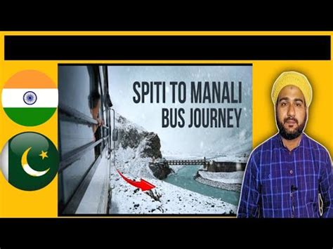 Spiti To Manali Hrtc Bus Journey In Snowfall Landslide Spiti