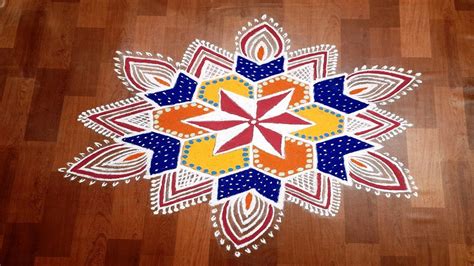 Friday Kolam I Aadi Matham Kolam I Star Kolam I Friday Muggulu I Aadi