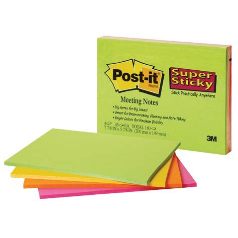 Comprar Post It Bloc De Notas Adhesivas Super Sticky Neón Xxl Barato