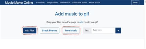 how to add music to gif file
