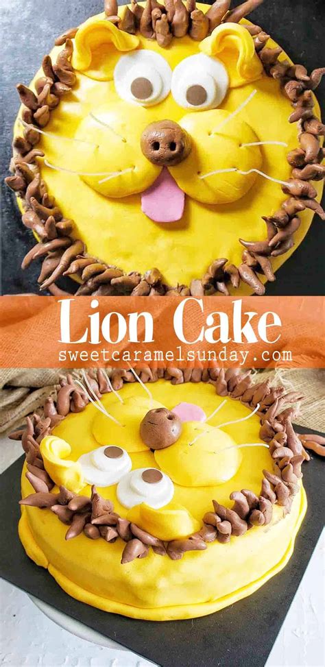 Lion Cake Recipe (VIDEO) | Sweet Caramel Sunday