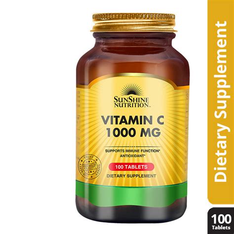 Buy Sunshine Nutrition Vitamin C Mg Tablet S Life Pharmacy