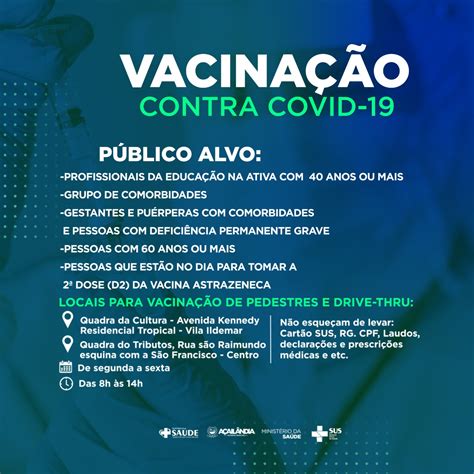 VACINAÇÃO CONTRA COVID 19