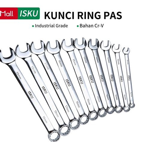 Jual Isku Kunci Ring Pas Set Pas 8 24mm Set 11 Pcs Kunci Ring Pas Set