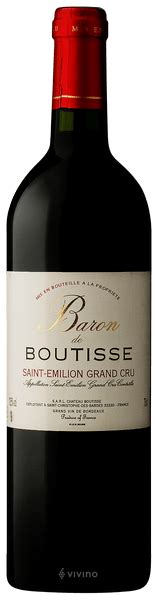 2001 Château Boutisse Baron de Boutisse Saint Émilion Grand Cru Vivino US