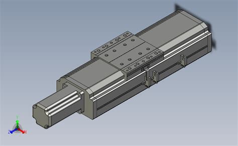 Hk120 S100 F0丝杆滑台 线性模组 直线滑台 Step 模型图纸下载 懒石网