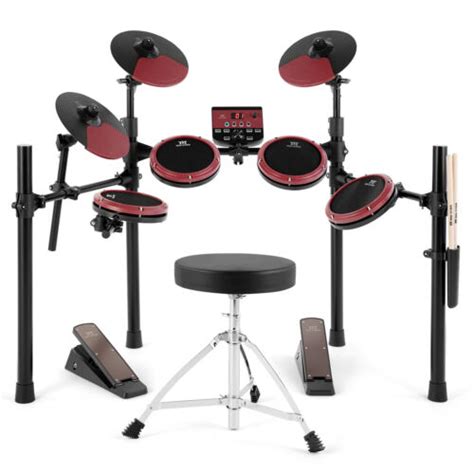 Pcs Electric Drum Set Mesh Beginner Electronic Drum Kit Sticks Usb