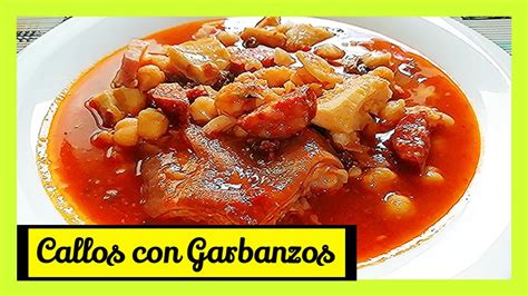 Callos con Garbanzos a la Andaluza en Olla Rápida Receta de la