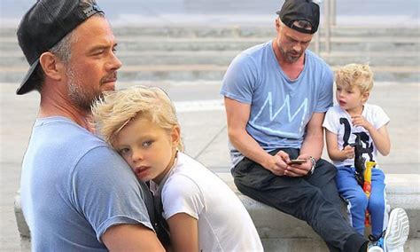 Josh Duhamel Enjoys Some Father Son Bonding Time With Axl At A