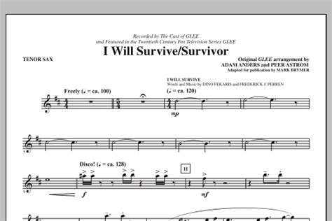 I Will Survive Survivor Tenor Sax Sheet Music Direct