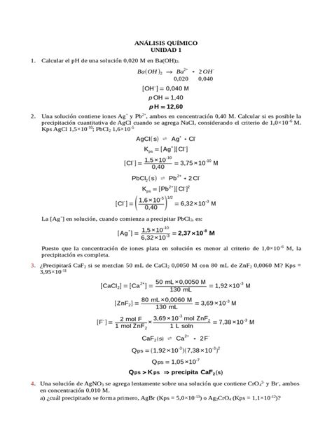 Ejercicios Solubilidad Pdf Química Ramas De La Termodinámica