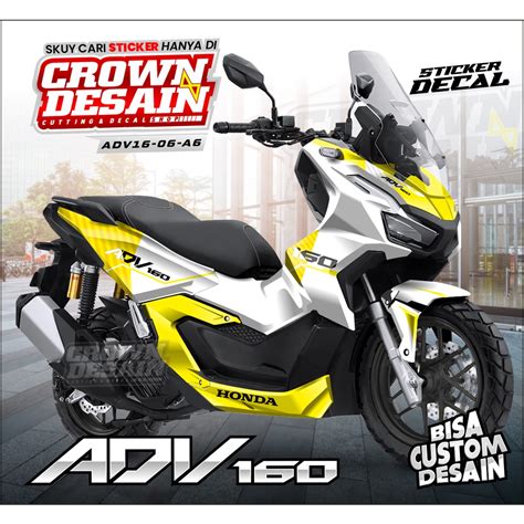 Decal ADV160 Sticker DECAL FULLBODY ADV NEW 160 MALAYSIA EDITION