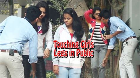 Touching Girls Legs In Public Prank Prank In India Thf Ab Mauj