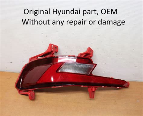 Hyundai Elantra Driver Lh Reflector Tail Light