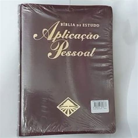 Biblia De Estudo Aplicacao Pessoal Grande Luxo Mercadolivre