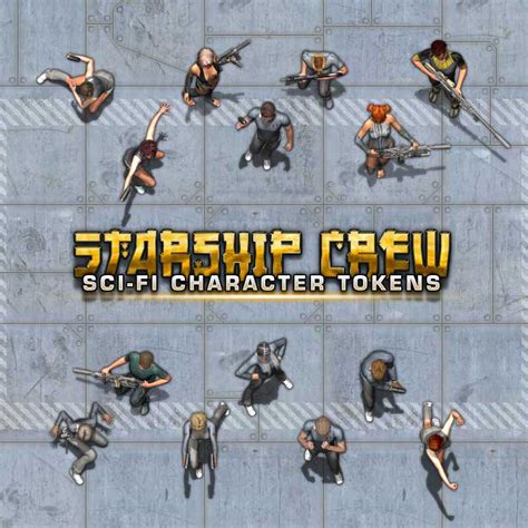 Starship Crew Token Pack