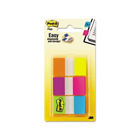 Post It Page Flags In Portable Dispenser Mmm Egalt Shoplet