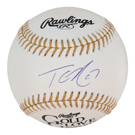 Tyler O Neill Signed Gold Glove Award Baseball Jsa Pristine Auction