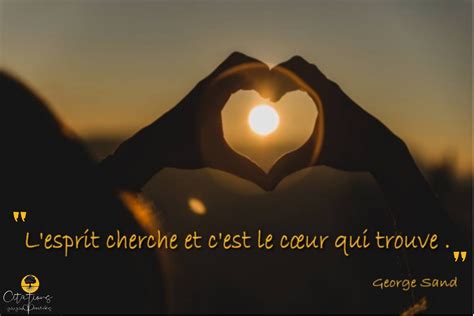 Coeur trouve George Sand Citations Proverbes et Poésies