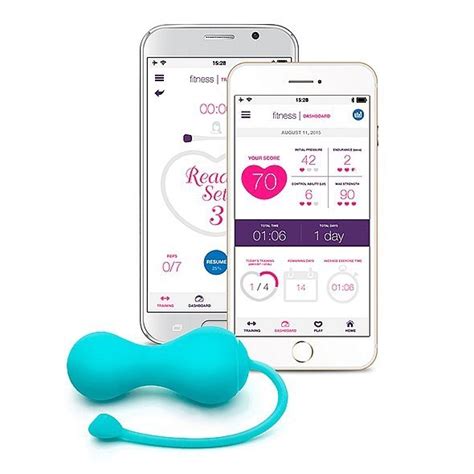 LoveLife Krush Kulki Gejszy Sterowane Smartfonem Turquoise Kulki Z