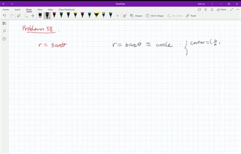 Solved Sketch The Graph Of Each Polar Equation R Cos