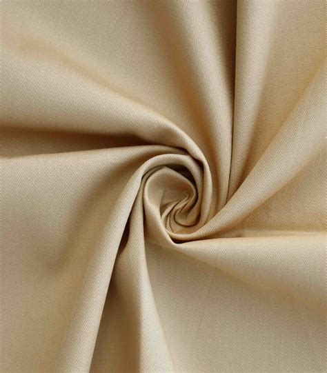 Beige Color Dyed Twill Cotton Fabric FC 301 Dinesh Exports