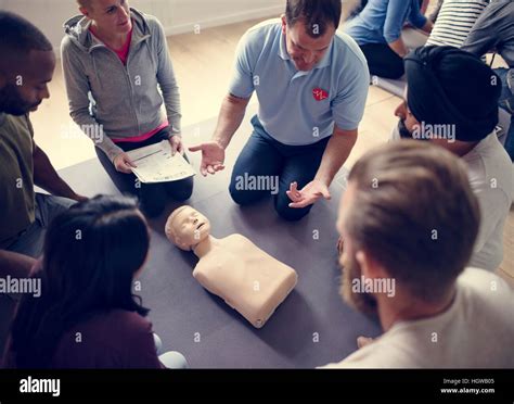 Cpr First Aid Training Concept Stock Photo Alamy