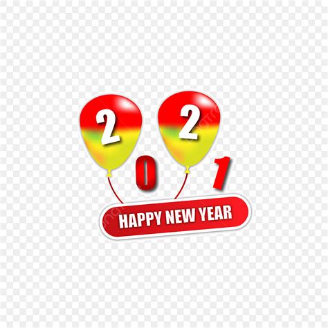 New Year Balloons Transparent Background, Christmas, Balloon, Celebration PNG and Vector with ...