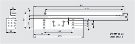 Dorma Ts93 En 2 5 Cam Action Door Closer Aluspec Architectural