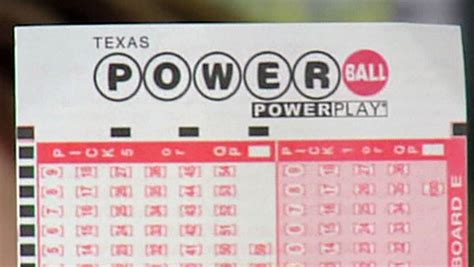 Powerball Number Sheet