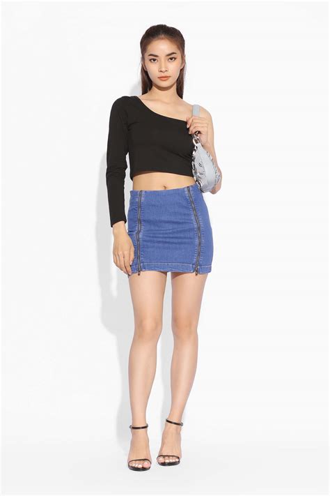 Lady Denim Short Skirt | TEN11