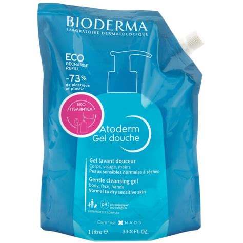 Bioderma Atoderm Shower Gel успокояващ душ гел без сапун за лице и тяло