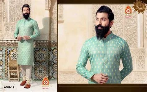 Jacquard Embroidered Fashionable Fancy Kurta Pajama At Best Price In Mumbai