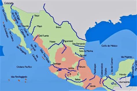 DistribuciÓn De Los Principales RÍos Y Lagos Del Mundo Y De MÉxico Curso Para La Unam