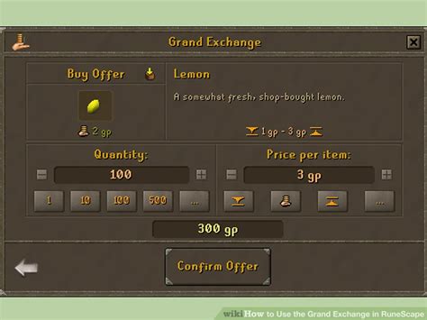 How to Use the Grand Exchange in RuneScape: 9 Steps