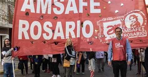 Amsafé Rosario exige la reapertura de paritarias y el jueves desobliga