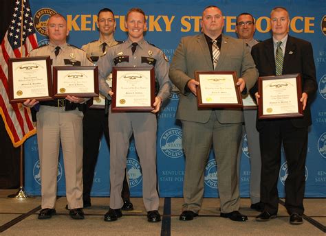 Kentucky State Police Troopers And Officers Honored For Bravery