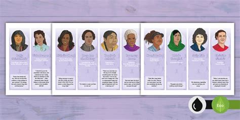 International Women S Day Bookmark Teacher Made Twinkl