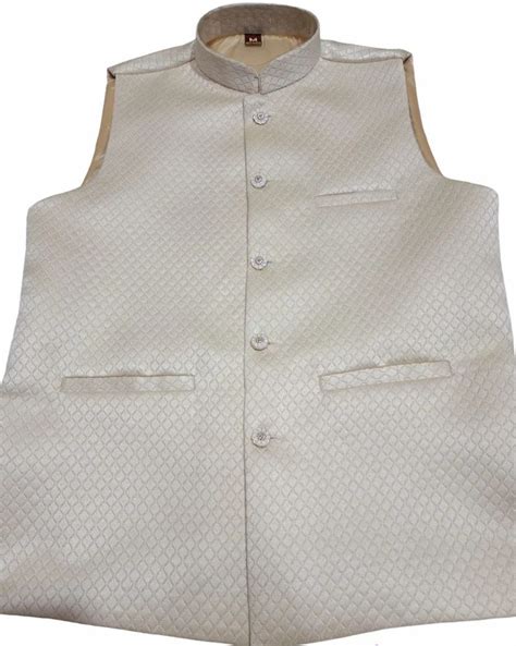 Off White Jacquard Waistcoat At Rs 500 Piece Mens Waistcoat In Indore