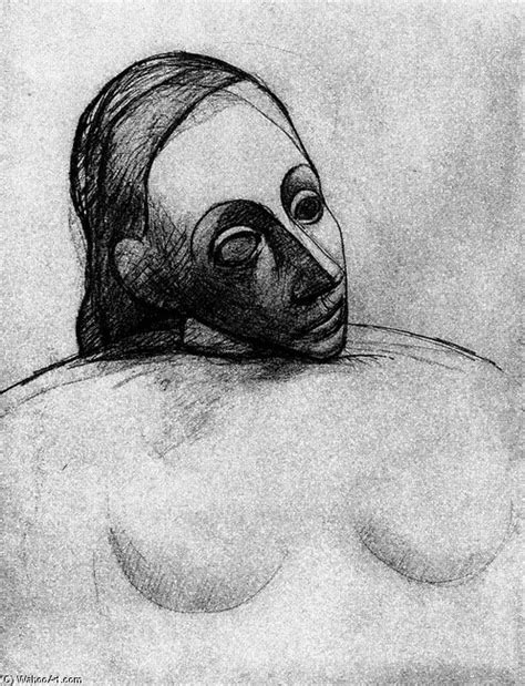 Reproduções De Arte Busto de uma mulher por Pablo Picasso Inspirado