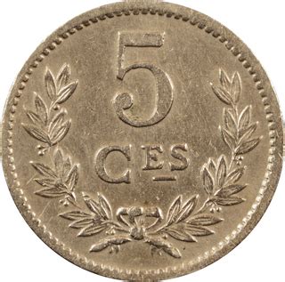 5 Centimes Charlotte Luxembourg Numista