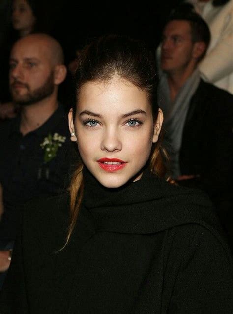 Barbara Palvin Looking Amazing With Red Lips And Simple Eyemakeup