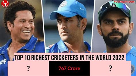 Top Richest Cricketers In The World