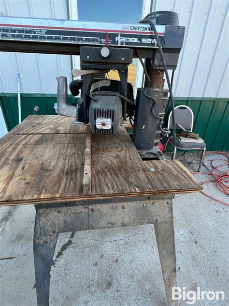 Craftsman Radial Saw & Stand BigIron Auctions