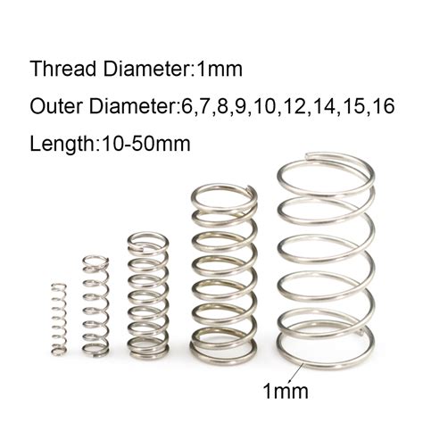 Mm Wire Diameter Compression Spring Stainless Steel Small Spring