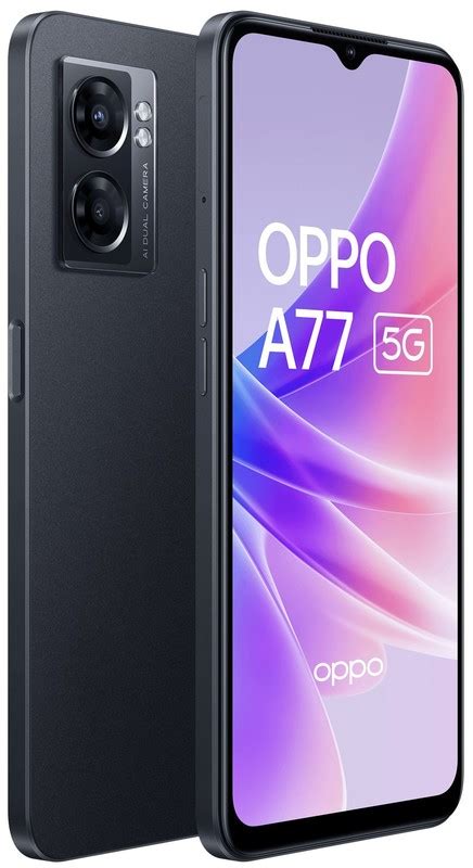 OPPO A77 5G Dual SIM Smartphone 4GB 64GB Midnight Black At Mighty