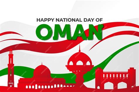 Premium Vector Flat Design National Day Of Oman